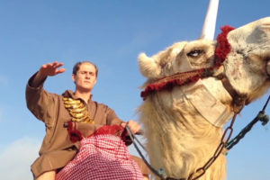 Jacques sur un chameau